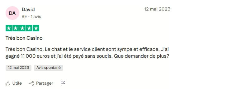 Paris VIP Casino avis client