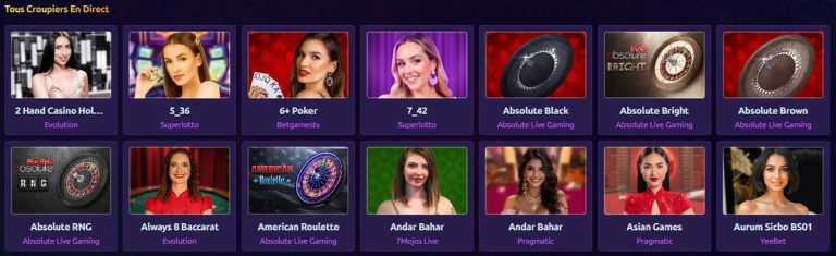 Paris VIP Casino jeux live