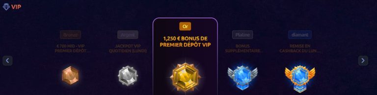 Paris VIP Casino programme VIP